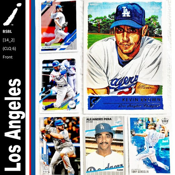 MLB Other - Los Angeles Dodgers 6 Card Lot - BSBL [14_2]
